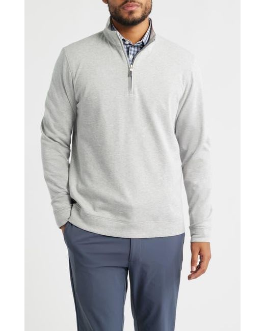 Mizzen+Main Men's Gray Crandall Quarter Zip Pullover