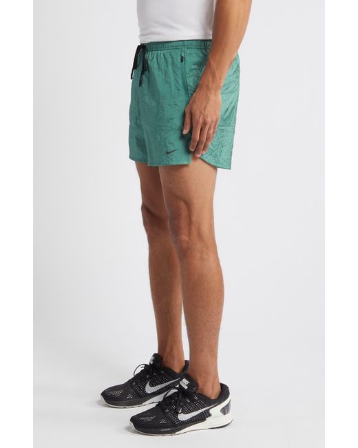 Nike Green Dri-fit Stride Running Division Shorts for men