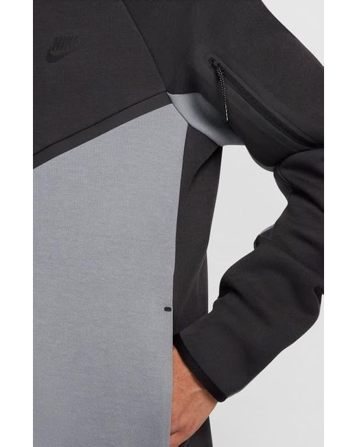 Nike Black Tech Windrunner Zip Hoodie for men