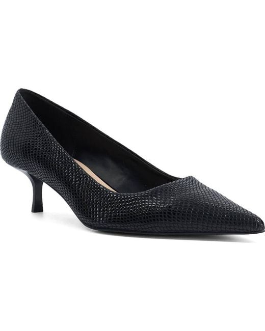 Dune Blue Amira Pointed Toe Pump