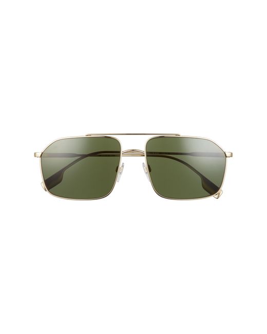 Burberry Green 59mm Aviator Sunglasses for men