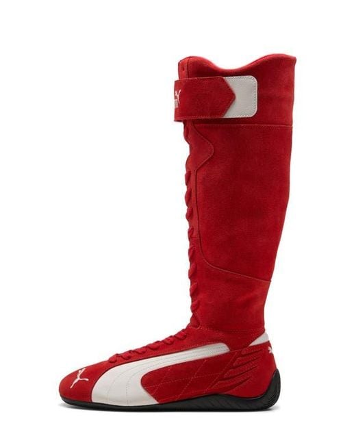 PUMA Red Speedcat Sneaker Boot
