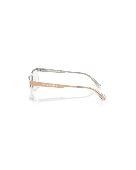 Michael Kors Metallic 58Mm Rectangle Optical Glasses for men