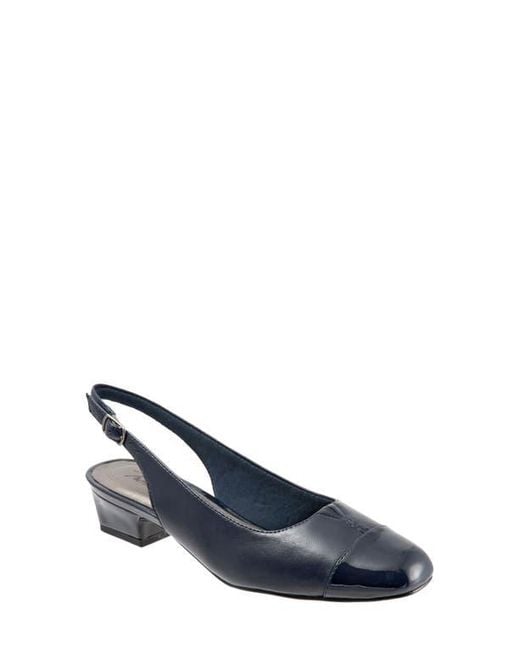 Trotters Blue 'Dea' Slingback