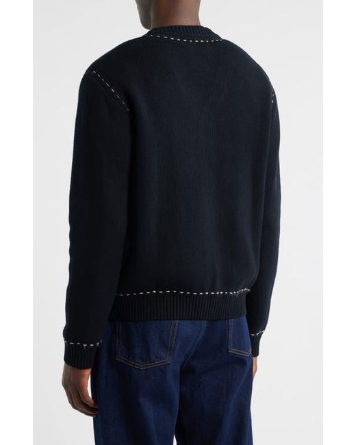 Percival Black Module Boxy Cardigan for men