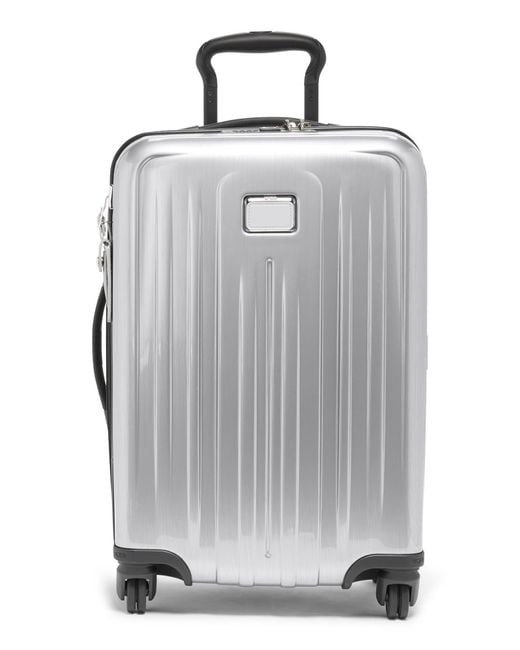 Tumi Gray V4 Collection 22-inch Carry-on Expandable Spinner Packing Case