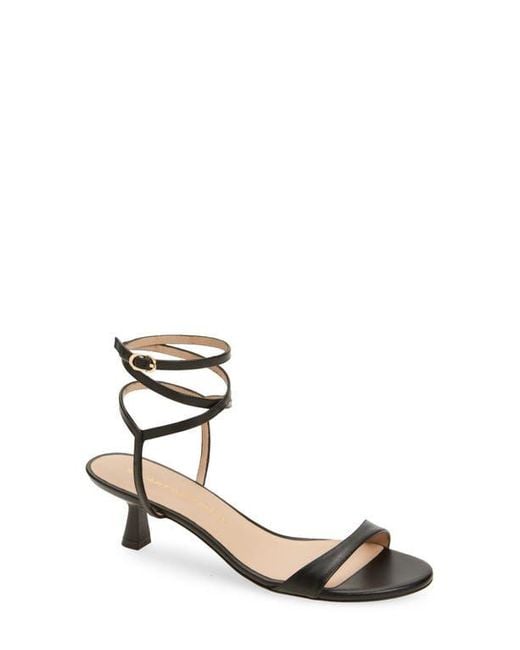 Stuart Weitzman White Nudist Wrap Sandal