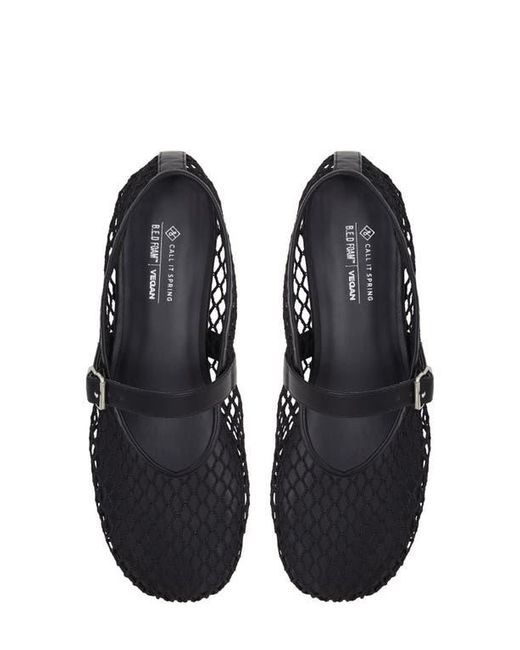 ALDO Black Elyiaa Net Mary Jane Flat