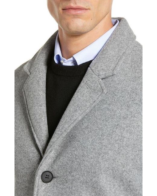 Cole Haan Gray Regular Fit Stretch Wool Coat for men