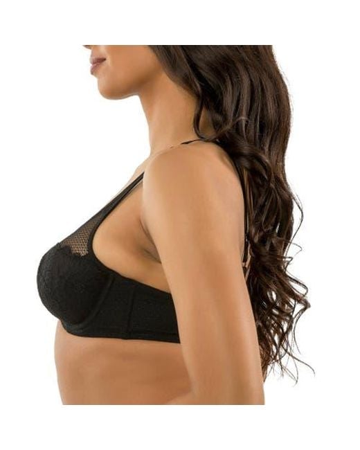 Parfait Black Luxlacy Full Coverage Unlined Wire Bra