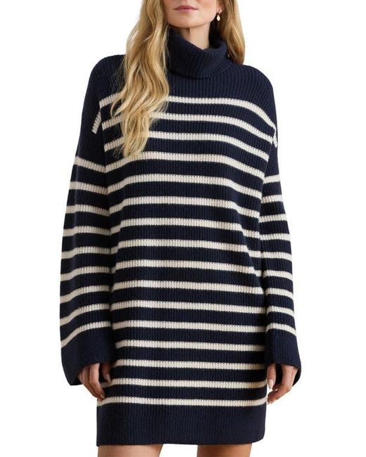 Ralph Lauren Black Areena Long Sleeve Wool & Cashmere Sweater Dress