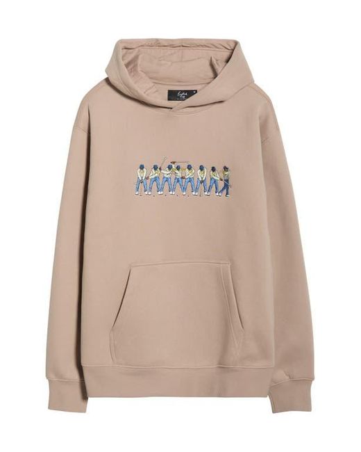 EASTSIDE GOLF Natural Sequence Embroidered Hoodie for men
