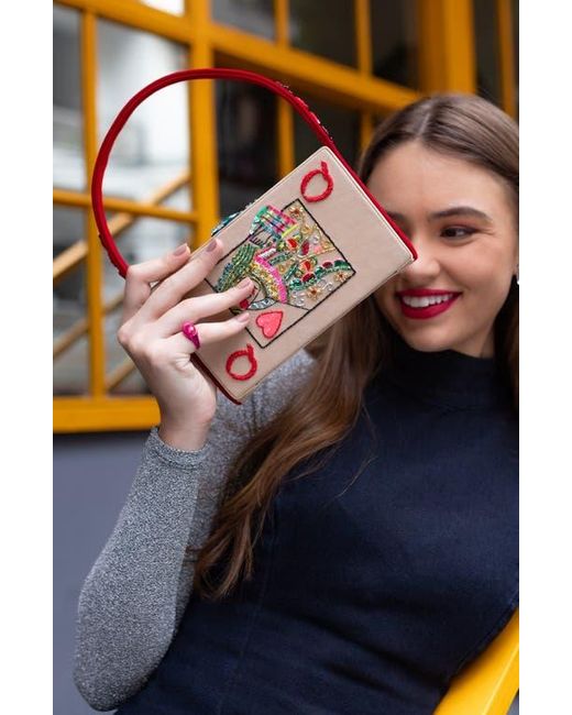 Simitri Red Poker Bag
