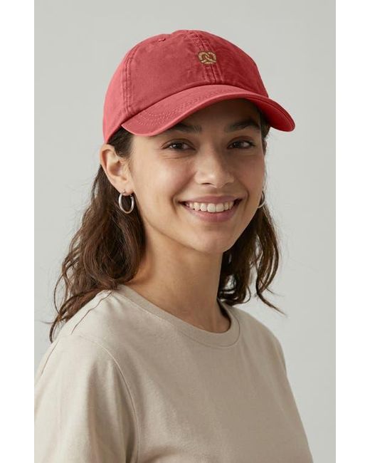 Alix White Pretzel Dad Cap