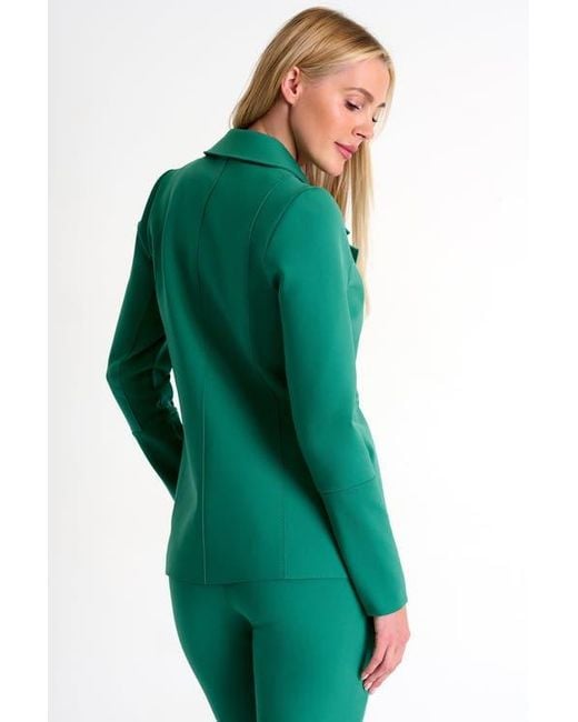 Shan Green Structured Blazer