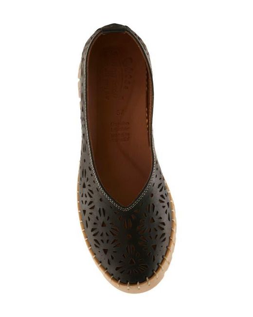 Spring Step Black Carosa Wedge Pump