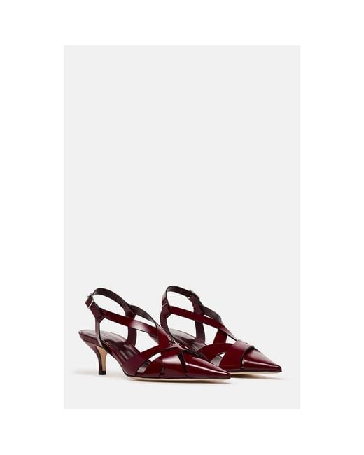 Scarosso Red Clio Pumps