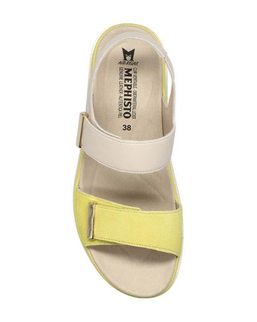 Mephisto Metallic Dominica Platform Sandal