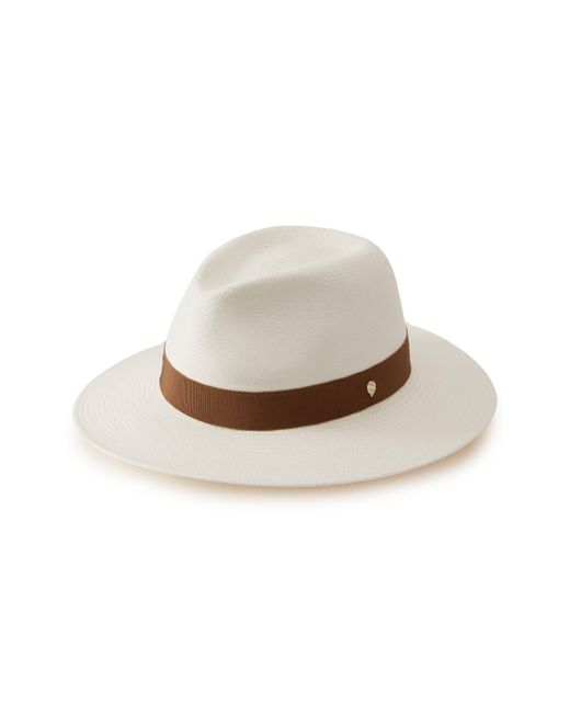 Helen Kaminski White Vitoria Straw Panama Hat for men