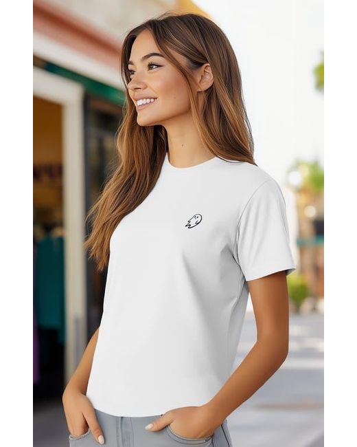 Alix White Ghost Relaxed Tee
