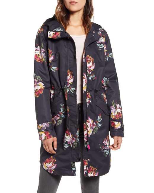 joules peony coat