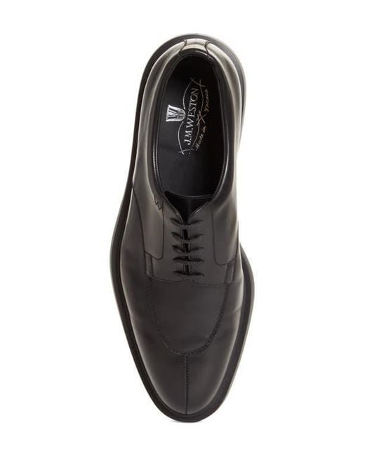 J.M. Weston Black Walker Half Hunt Derby for men