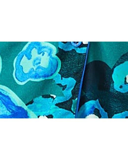 Alivia Blue Sofia Print Crop Pajamas