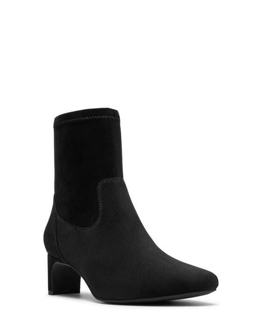 Clarks Black Edina Stretch Bootie