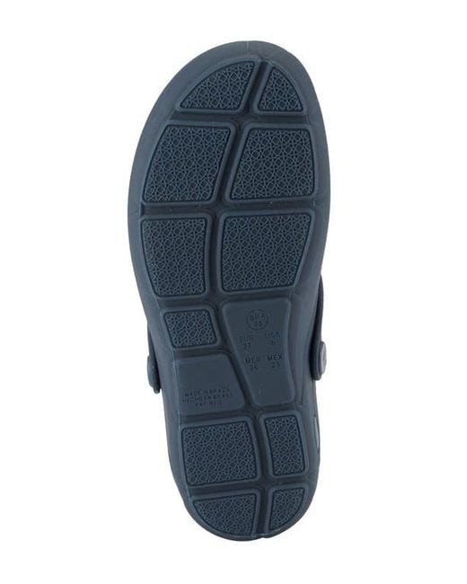 Spring Step Blue Contigo Clog
