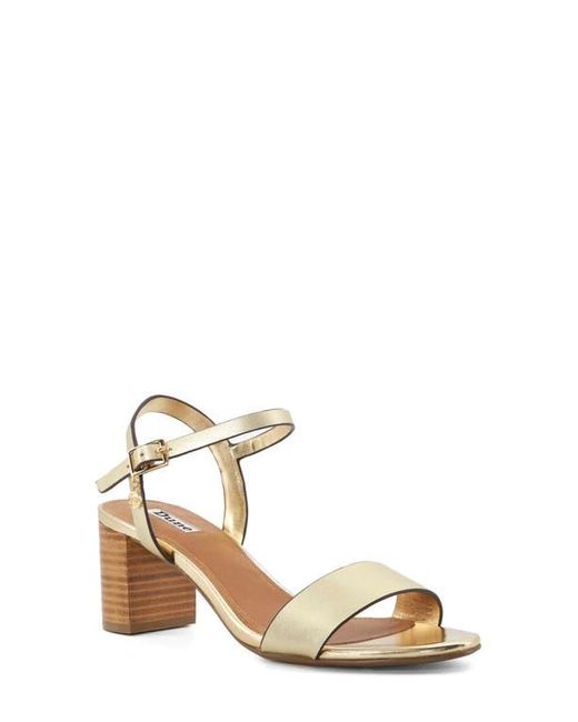 Dune Metallic Jelly Sandal