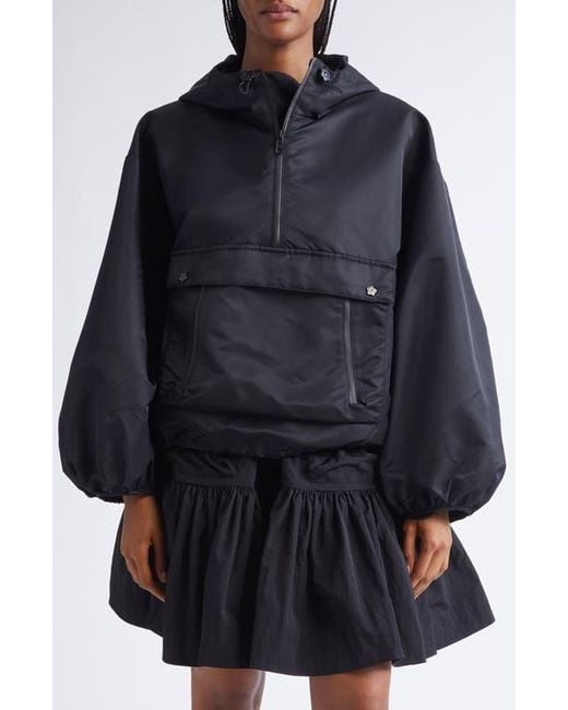 CECILIE BAHNSEN Black Beverly Technical Nylon Anorak