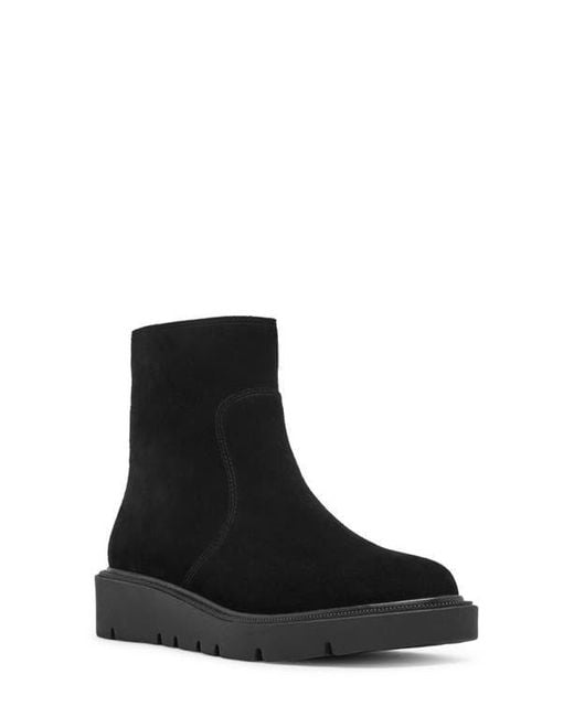 Blondo Women's Black Motion Wedge Bootie