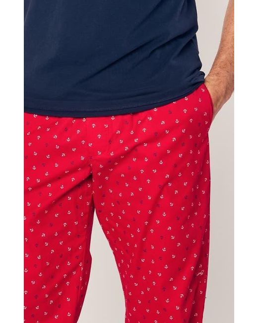 Petite Plume Red Anchors Away Pajama Pants for men