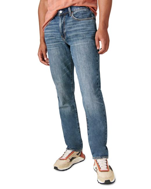 Lucky Brand Blue Slim Straight Jeans for men