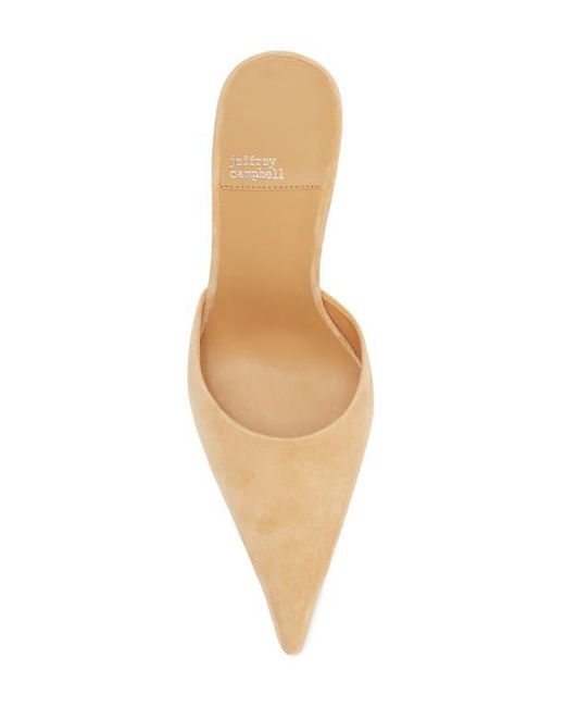 Jeffrey Campbell White Robyn Pointed Toe Mule