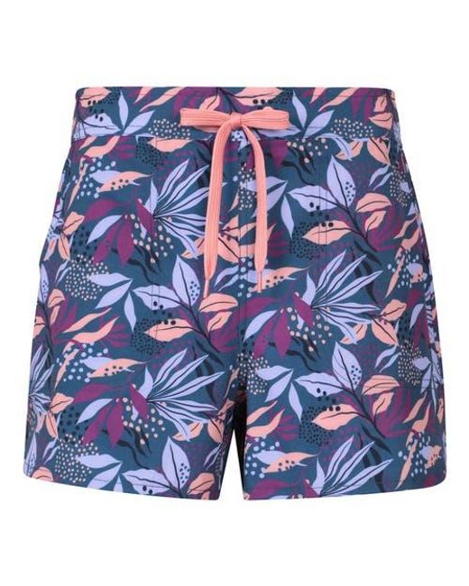 Mountain Warehouse Blue Stretch Patterned Boardshorts