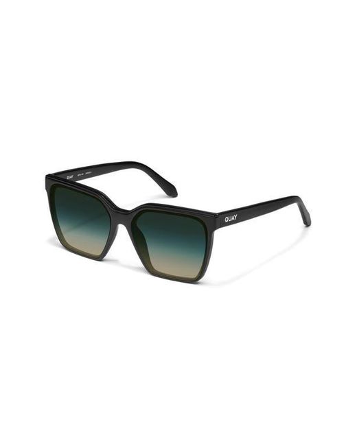 Quay Black Level Up 60Mm Square Sunglasses