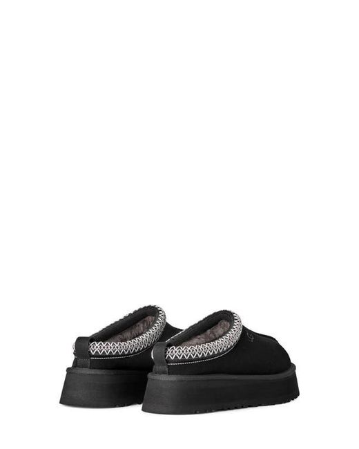 Ugg Black Tazz Ii Genuine Shearling Lined Platform Slipper