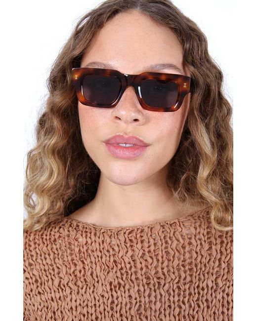 Illesteva Brown Lewis Sunglasses