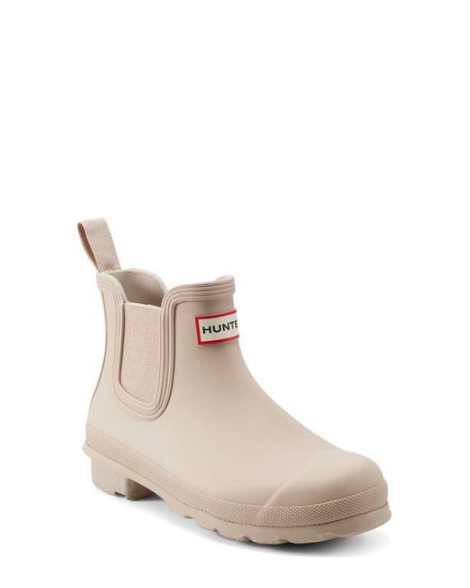 Hunters Natural HUNTER Original Waterproof Chelsea Rain Boot in Natural | Lyst