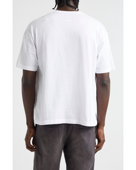 Visvim White Ultimate Jumbo Cotton T-shirt for men