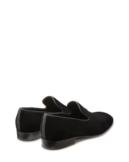 Stuart Weitzman Men's Black Alfred Loafer loafers