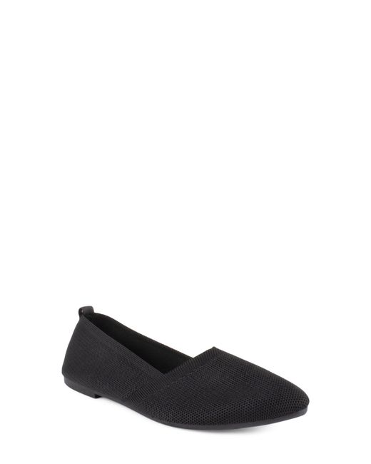 Tahari Black Bali Ballet Flat