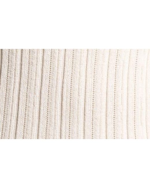 WEEKEND LOS ANGELES White Courtney Johnny Collar Rib Top