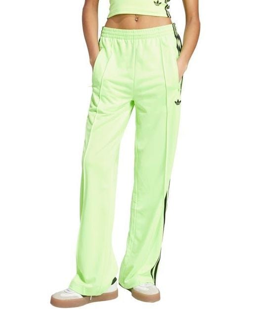 Adidas Green Firebird Recycled Polyester Track Pants