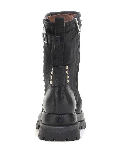 A.s.98 Black Duke Stud Trim Boot