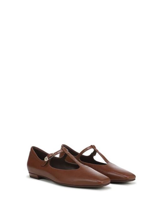 27 EDIT Naturalizer Brown Bella T-Strap Flat