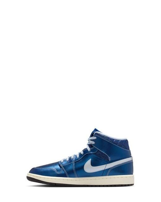 Nike Blue Air 1 Mid Se Basketball Sneaker