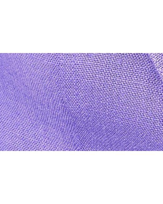 Smythe Purple Duchess Linen Blazer