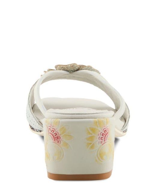 Spring Step White Europa Sandal